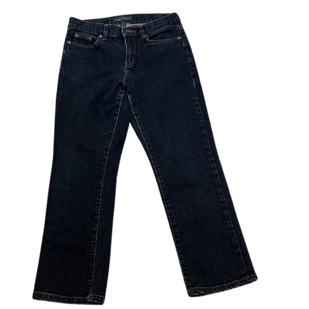 Lauren Ralph Lauren Classic Straight Crop Jeans | Indigo | Size 2